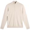J.Lindeberg Gents Kiyan ¼ Zip Sweat Brindle Moonbeam Melange (C118)