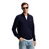 J.Lindeberg Gents Kiyan Quarter Zip Sweater JL Navy (6855)