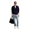 J.Lindeberg Gents Kiyan Quarter Zip Sweater JL Navy (6855)