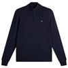 J.Lindeberg Gents Kiyan Quarter Zip Sweater JL Navy (6855)