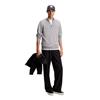 J.Lindeberg Gents Kiyan Quarter Zip Sweater Light Grey Melange (U199)