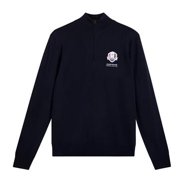 J.Lindeberg Gents Ryder Cup 2027 Kiyan Knit Sweater Navy 6855