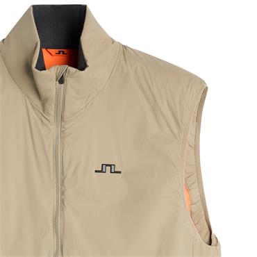 J.Lindeberg Gents Clinton Padded Vest Brindle (U144)