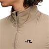 J.Lindeberg Gents Clinton Padded Vest Brindle (U144)