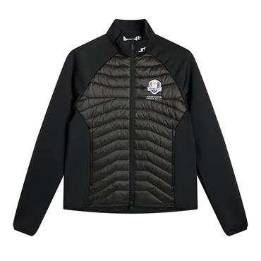J.Lindeberg Gents Ryder Cup 2027 Heyden Quilt Hybrid Jacket Black 9999