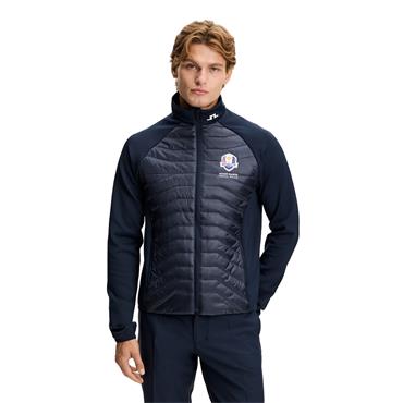 J.Lindeberg Gents Ryder Cup 2027 Heyden Quilt Hybrid Jacket Navy 6855