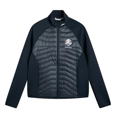 J.Lindeberg Gents Ryder Cup 2027 Heyden Quilt Hybrid Jacket Navy 6855
