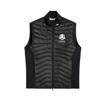J.Lindeberg Gents Ryder Cup 2027 Heyden Quilt Hybrid Vest Black 9999