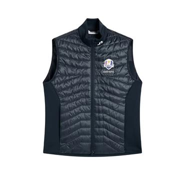 J.Lindeberg Gents Ryder Cup 2027 Heyden Quilt Hybrid Vest Navy 6855