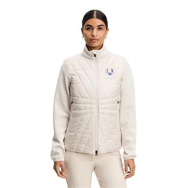 J.Lindeberg Ladies Ryder Cup 2027 Holma Quilt Hybrid Jacket Moonbeam U029