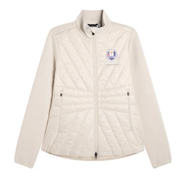 J.Lindeberg Ladies Ryder Cup 2027 Holma Quilt Hybrid Jacket Moonbeam U029