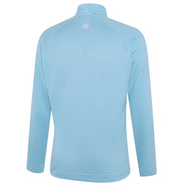 Galvin Green Gents Dion Insula™ Lite ¼ Zip Top Crystal Blue - Melange