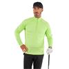 Galvin Green Gents Dion Insula Lite 1/4 Zip Top Fresh Green - Melange