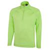 Galvin Green Gents Dion Insula Lite 1/4 Zip Top Fresh Green - Melange