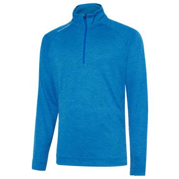 Galvin Green Gents Dion Insula™ Lite ¼ Zip Top Royal Blue Melange