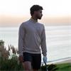 Galvin Green Gents Dion Insula™ Lite ¼ Zip Top Sand - Melange