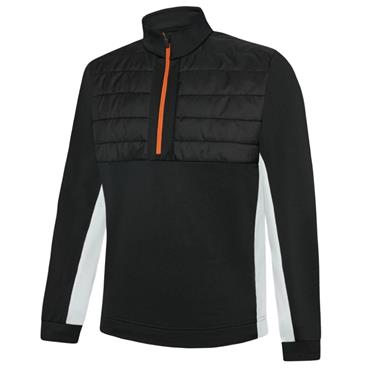 Galvin Green Gents Dalton ½ Zip Insulating Mid Layer Black - White - Orange