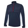 Galvin Green Gents Dalton ½ Zip Insulating Mid Layer Navy - Red