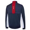 Galvin Green Gents Dalton ½ Zip Insulating Mid Layer Navy - Red