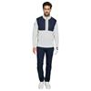 Galvin Green Gents Dalton ½ Zip Insulating Mid Layer Sand - Navy - White