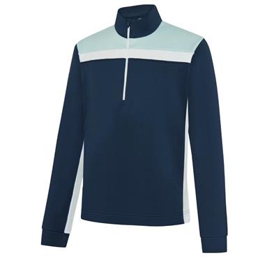 Galvin Green Gents Dean ½ Zip Insulating Mid Layer Crystal Blue - Navy