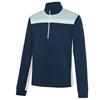 Galvin Green Gents Dean ½ Zip Insulating Mid Layer Crystal Blue - Navy