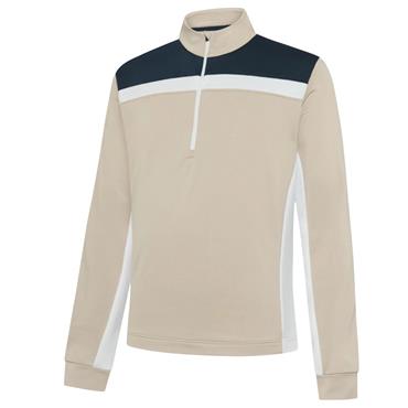 Galvin Green Gents Dean ½ Zip Insulating Mid Layer Sand - Navy