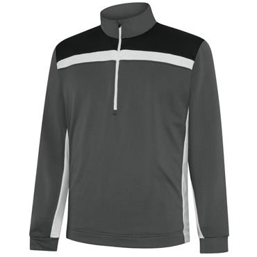 Galvin Green Gents Dean ½ Zip Insulating Mid Layer Forged Iron - Black