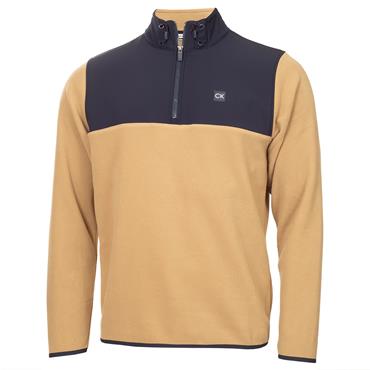 Calvin Klein Golf Gents Aspen Polar Fleece Biscuit