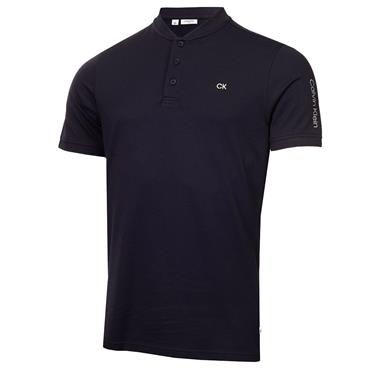 Calvin Klein Golf Gents Empire Blade Collar Pique Polo Shirt Navy