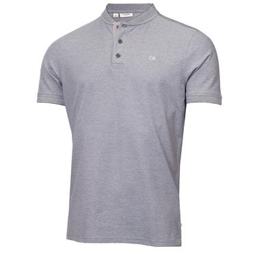 Calvin Klein Golf Gents Otis Blade Collar Oxford Polo Shirt Navy
