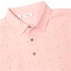 Calvin Klein Golf Gents Strike Print Polo Shirt Baby Pink