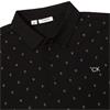 Calvin Klein Golf Gents Strike Print Polo Shirt Black
