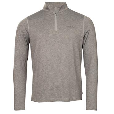 Calvin Klein Golf Gents Pinehursdt ¼ Zip Layering Charcoal Marl