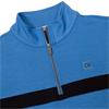 Calvin Klein Golf Gents Trenton Chest Stripe ¼ Zip Azure Blue