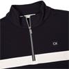 Calvin Klein Golf Gents Trenton Chest Stripe ¼ Zip Navy
