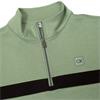 Calvin Klein Golf Gents Trenton Chest Stripe ¼ Zip Sage