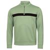 Calvin Klein Golf Gents Trenton Chest Stripe ¼ Zip Sage