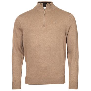 Calvin Klein Golf Gents Elmwood ½ Zip Sweater Oat Marl