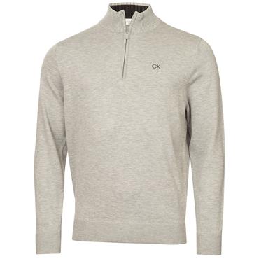 Calvin Klein Golf Gents Elmwood ½ Zip Sweater Silver Marl