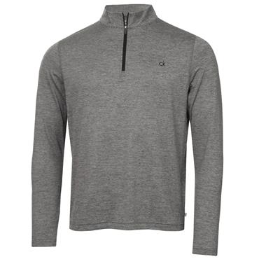Calvin Klein Golf Gents Cruise ¼ Zip Charcoal Marl