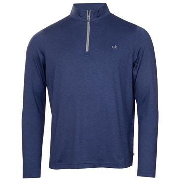 Calvin Klein Golf Gents Cruise ¼ Zip Dark French Navy