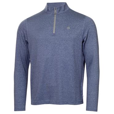 Calvin Klein Golf Gents Cruise ¼ Zip Navy Marl