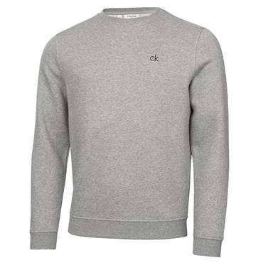 Calvin Klein Golf Gents Planet Crew Sweatshirt Grey Marl