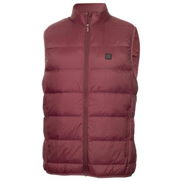 Calvin Klein Golf Gents Carson Lightweight Down Gilet Burgundy