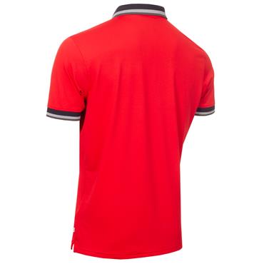 Calvin Klein Golf Gents Greenville Jersey Polo Shirt Red