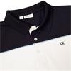 Calvin Klein Golf Gents Baltimore Colour Block Polo Shirt White- Navy