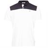 Calvin Klein Golf Gents Baltimore Colour Block Polo Shirt White- Navy