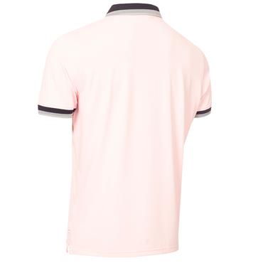 Calvin Klein Golf Gents Greenville Jersey Polo Shirt Baby Pink