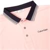 Calvin Klein Golf Gents Greenville Jersey Polo Shirt Baby Pink